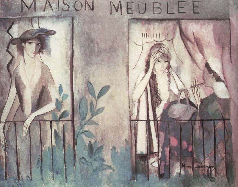 Marie Laurencin The housr having furniture